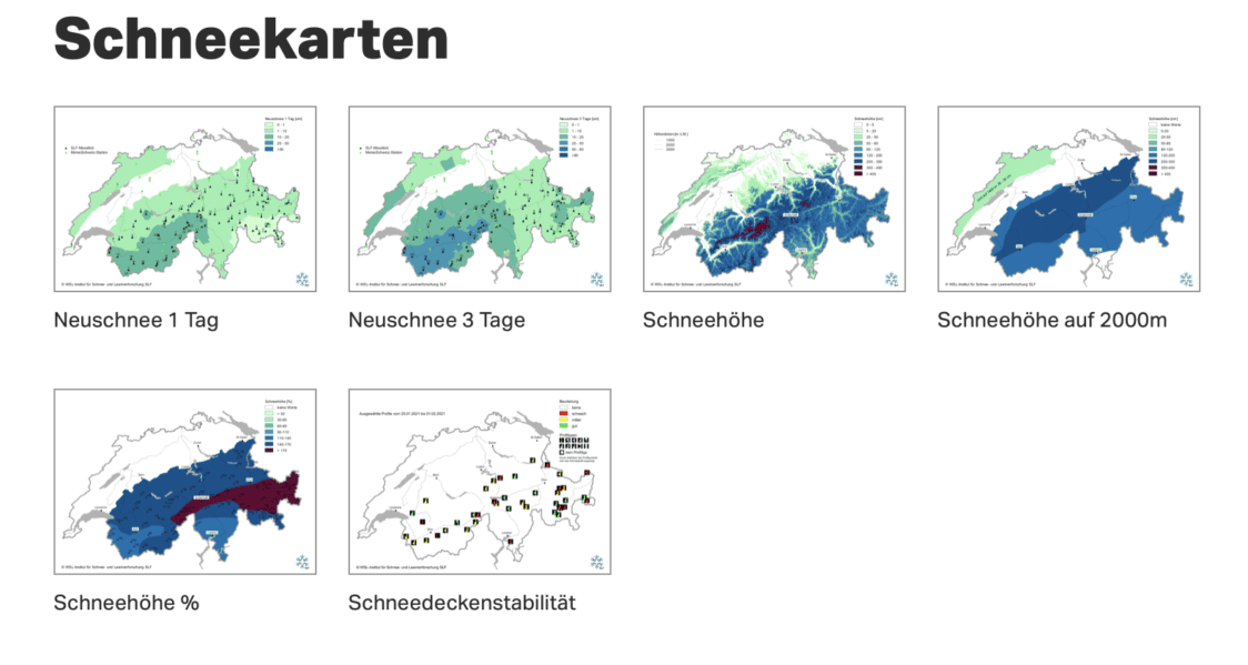 schneekarte
