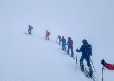 Tourengehen als körperliche und mentale Gesundheit 2 Touren im Nebel