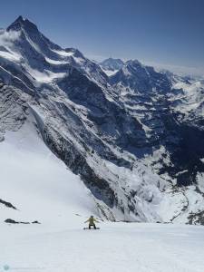 Abfahrt vom Eiger