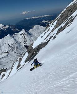 Steil ist es am Eiger