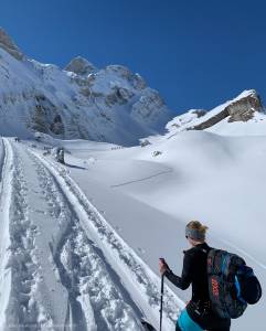 Aufstieg mit Ski oder Splitboard