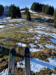 Kaum Schnee in Flumserberg