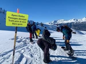 Ab und zu wenig schnee