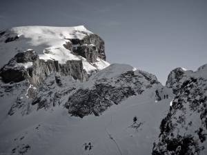 Abfahrt im Nordhang