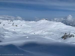 Blick zum Gipfel
