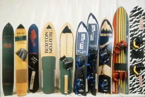 Die ersten Burton Snowboards