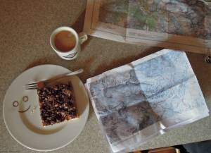 Tourenplanung in der Hütte